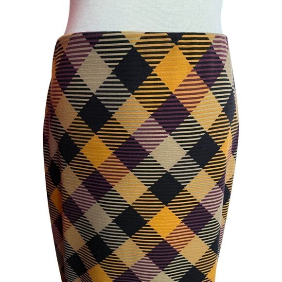 ❤️ Grace Elements Plaid Pencil Skirt Size S - Picture 4 of 8